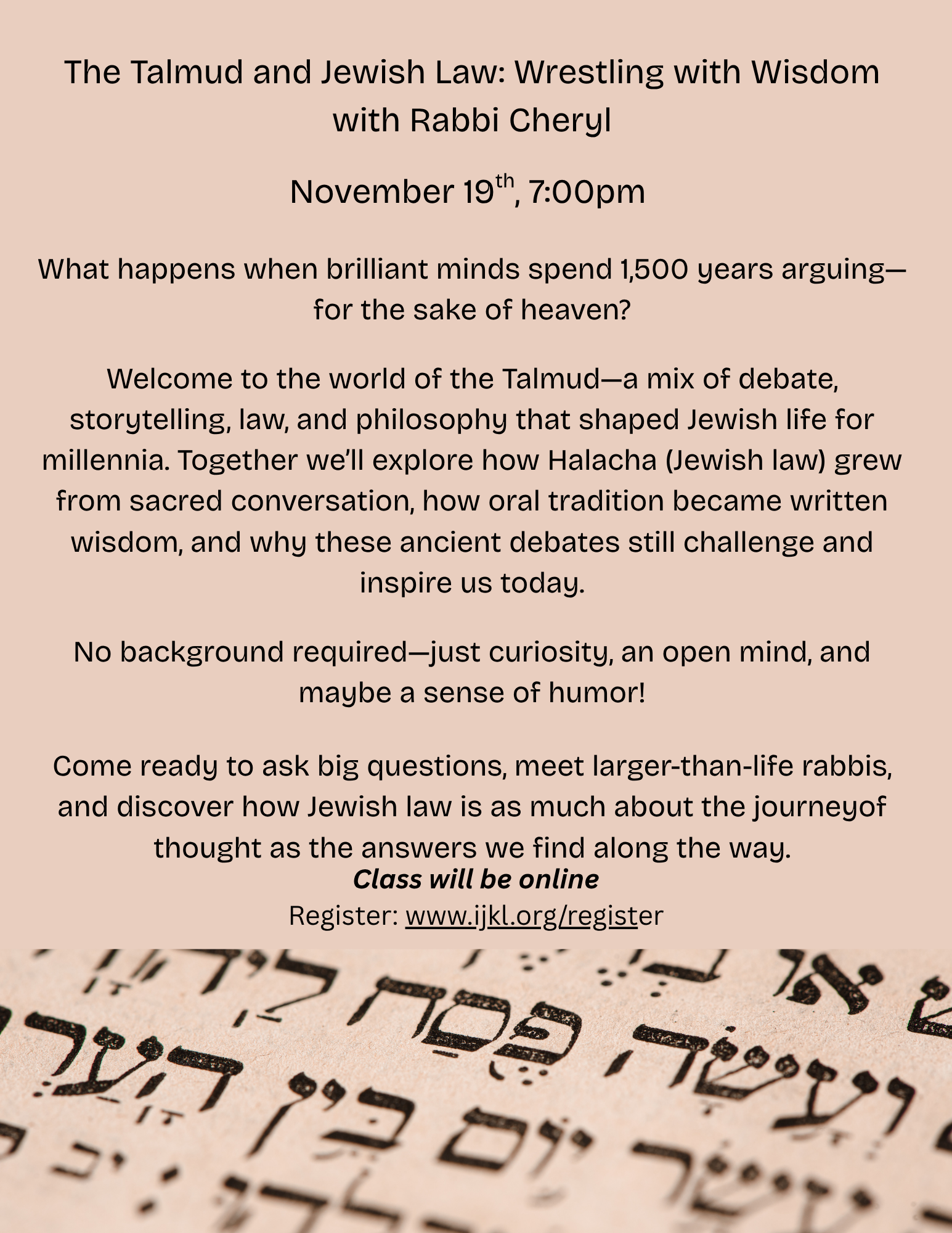 The Talmud and Jewish Law Wrestling with Wisdom