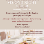 RSBI Community 2nd Night Seder