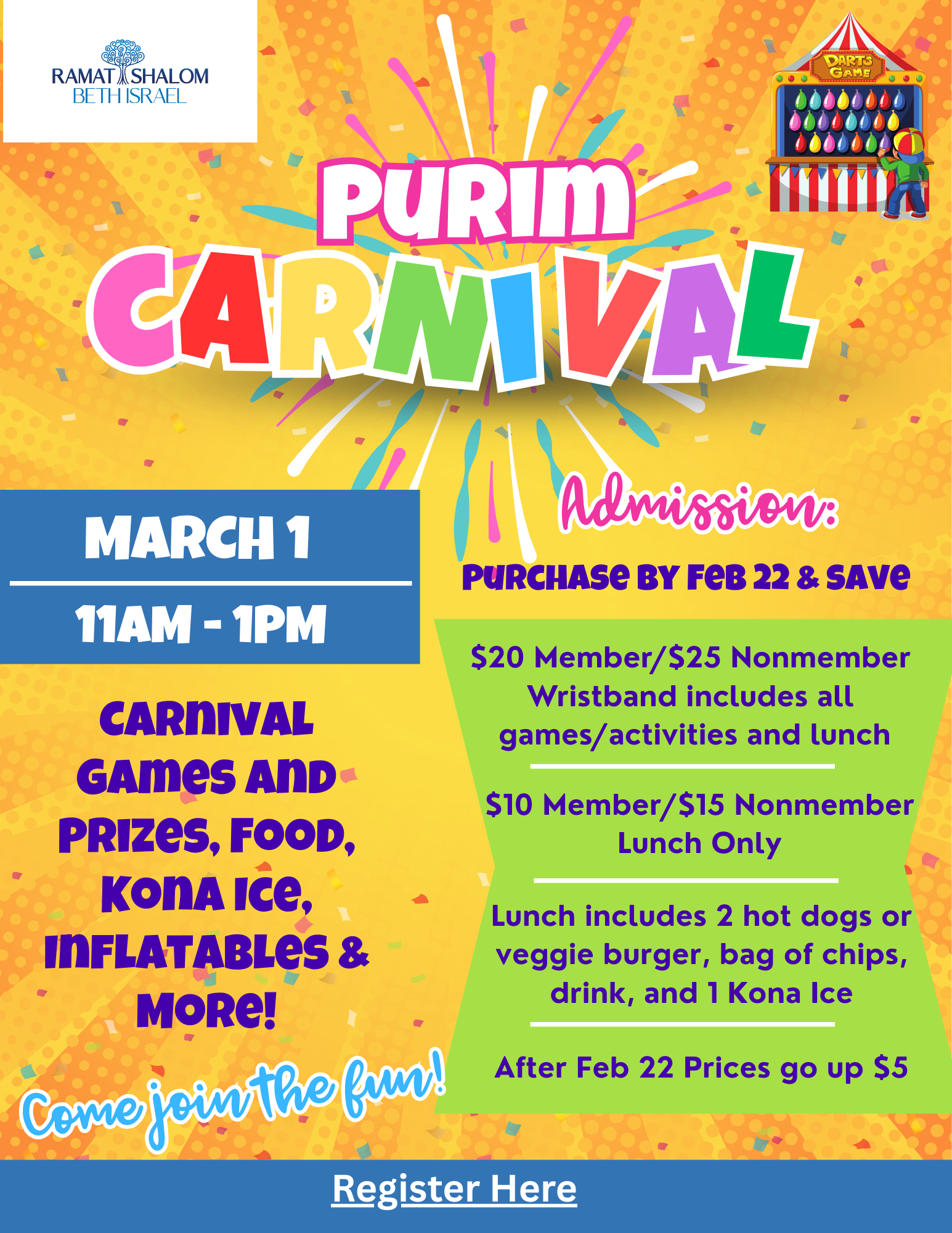 Purim Carnival