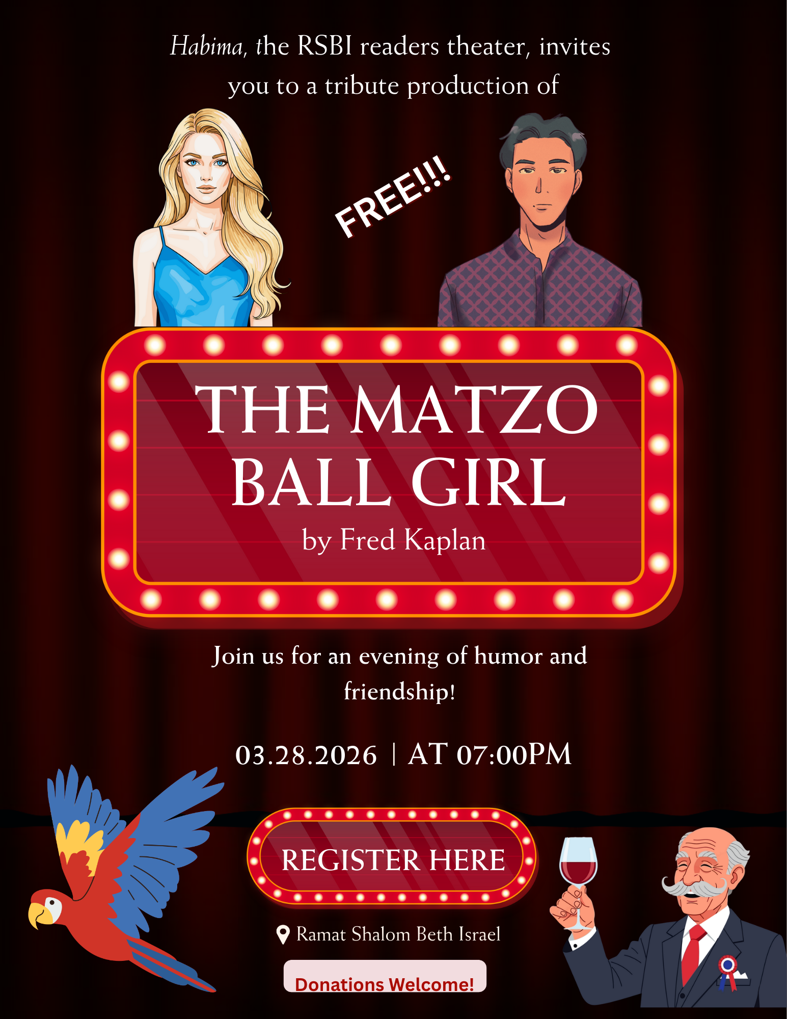 Habima presents "The Matzo Ball Girl"