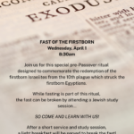 Fast of the Firstborn