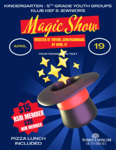 KLUB KEF & Jewniors Kindergarten - 5th Grade Youth Groups (1)