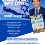 Guest Speaker Roy Altman