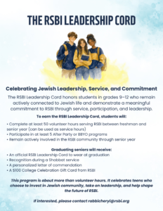 the rsbi leadership cord