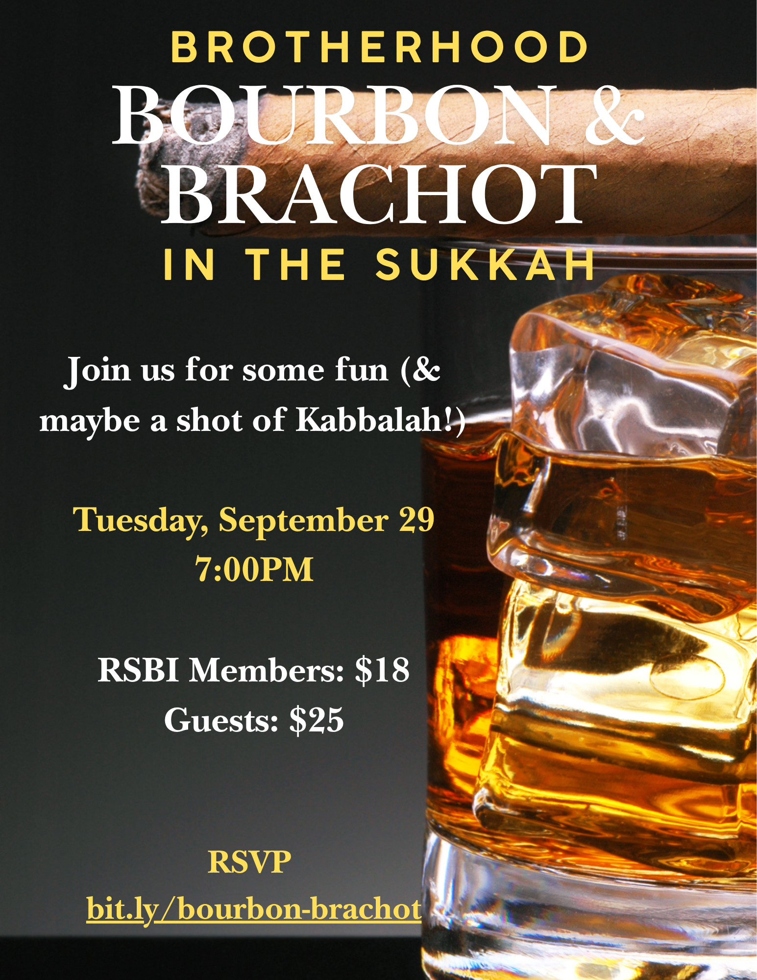 Bourbon and Brachot - Sukkot