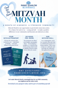Mitzvah Month